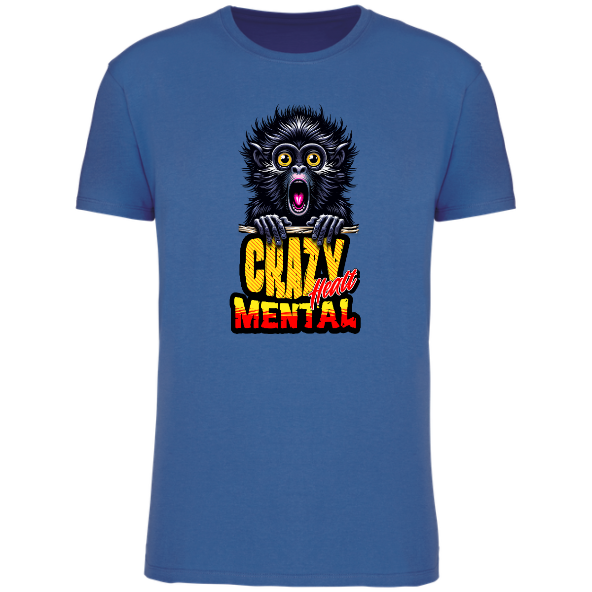 Camiseta mental crazy hombre - unisex