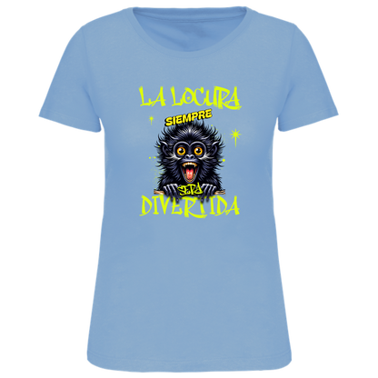 Camiseta locura mujer