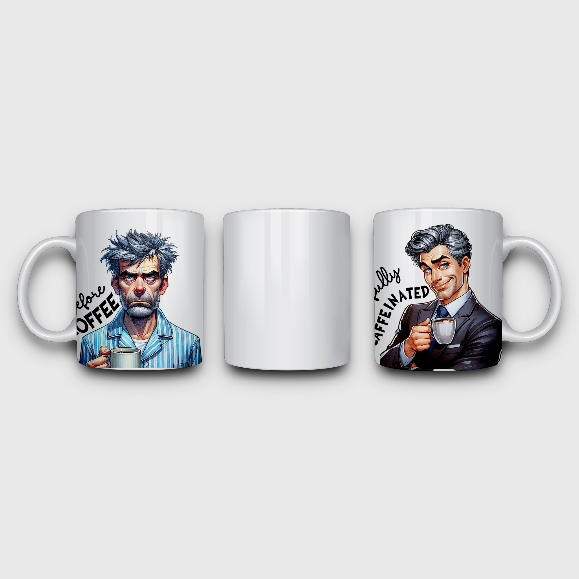 Taza antes y después café
