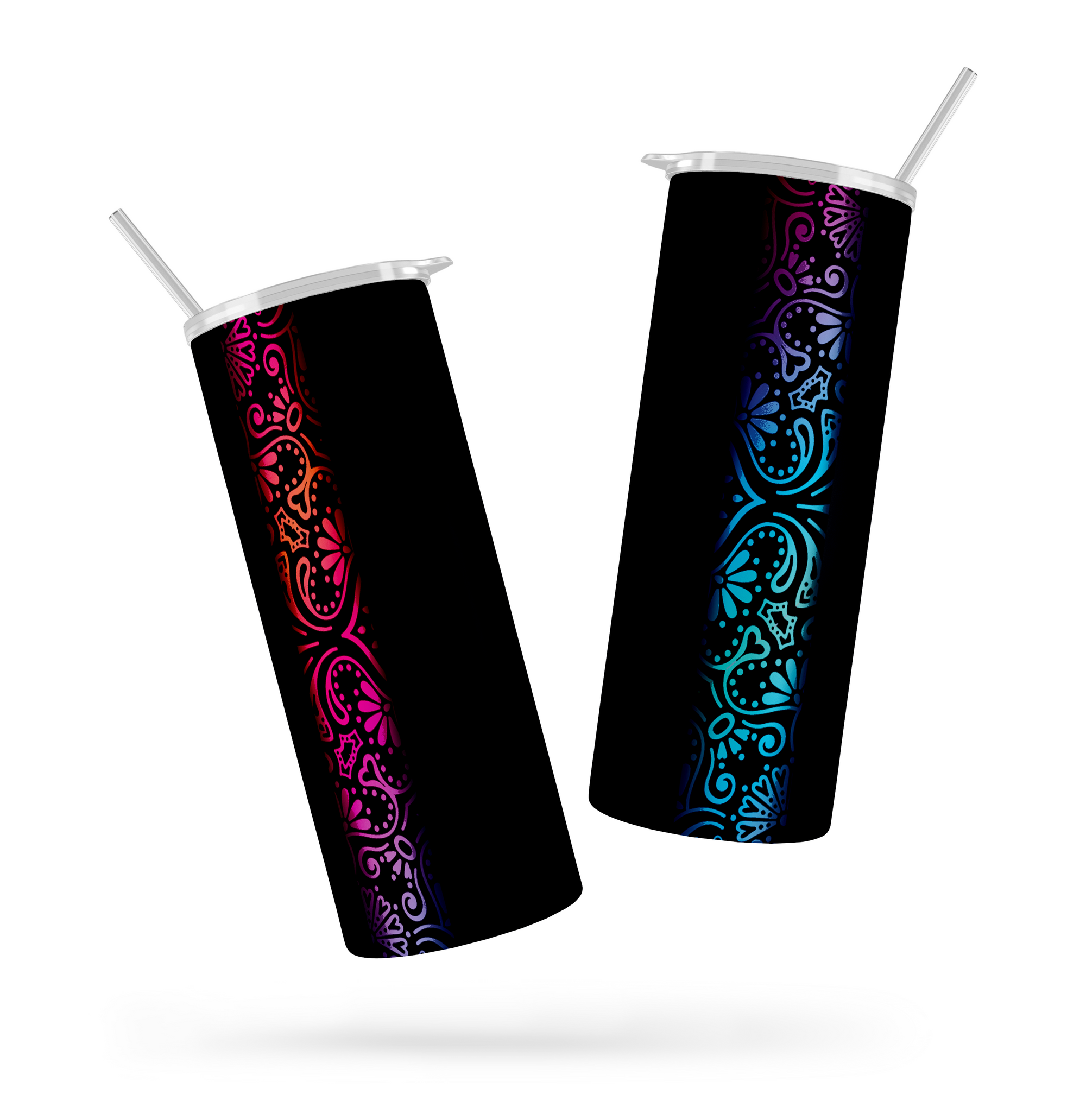 Tumbler mandala + nombre